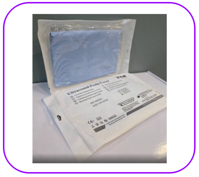 Ultrasound Probe Cover ถุงคลุมหัวและสายอัลตราซาวด์ พร้อมเจลสเตอร์ไรด์