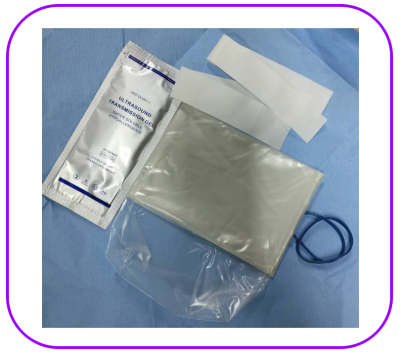 Ultrasound Probe Cover ถุงคลุมหัวและสายอัลตราซาวด์ พร้อมเจลสเตอร์ไรด์