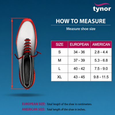 Tynor K01 Insole Full Silicone (1คู่)