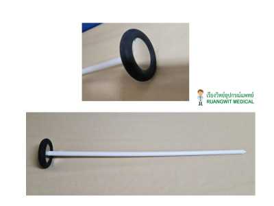 ค้อนเคาะเข่า กลมด้ามพลาสติกสีขาว 14 นิ้ว (refelx hammer)