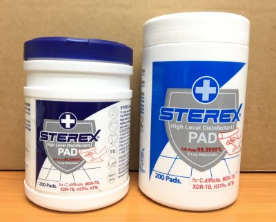 SteRex PAD (200แผ่น/กระป๋อง) (ระดับฆ่าเชื้อสูงสุด 99.9999%)