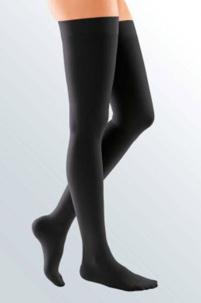 ถุงน่องเส้นเลือดขอด Duomed [Black] ซิลิโคน ต้นขา-สีดำ Class2 (23-32 mmHg) (V26151)