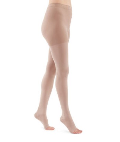 ถุงน่องเส้นเลือดขอด Duomed เต็มตัว-เปิดปลายเท้า-สีเนื้อ Class2 (23-32 mmHg) (V21000)