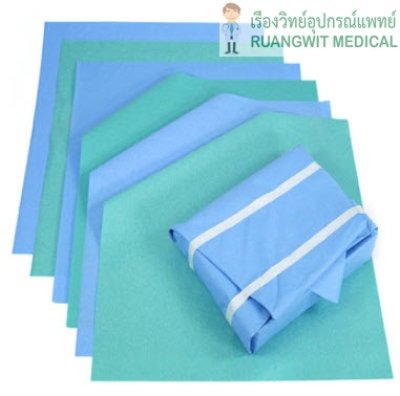 กระดาษห่อเครื่องมือ Non-Woven 30x30cm (12นิ้ว)