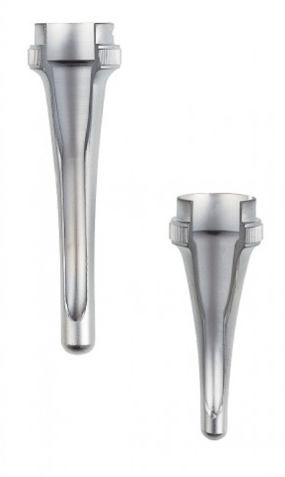 กรวยตรวจหูโลหะ Riester metal speculum