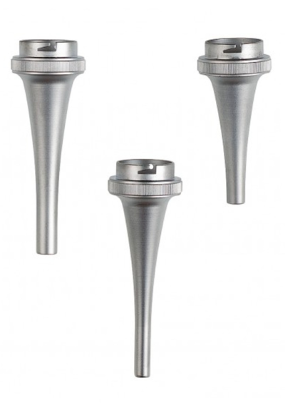 กรวยตรวจหูโลหะ Riester metal speculum