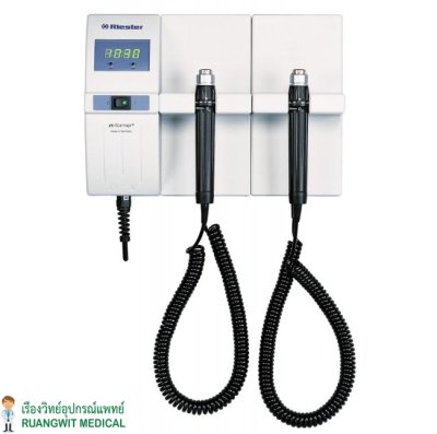 ชุดตรวจหู ตา คอ จมูก แบบติดผนัง Riester Ri-Former 2 Handles with Clock (R3650-300)