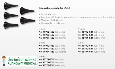 Ear Specula (Riester 10772) L1/L2