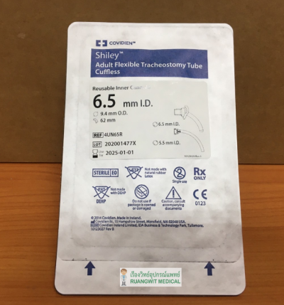 ท่อเจาะคอ Shiley Flexible tracheostomy tube (Cuffless)
