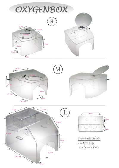 Oxygen Box ไซต์ S (ส่งฟรี)