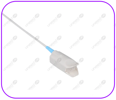 Reusable SpO2 Sensor Adult (1.1M) Unimed (U403-01P) เซ็นเซอร์วัดออกซิเจนปลายนิ้ว แบบใช้ซ้ำ