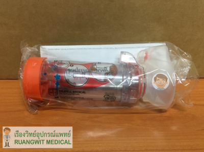 AeroChamber Child Small Mask ส้ม (108507) กระบอกพ่นยาสำหรับเด็ก 0-18 เดือน