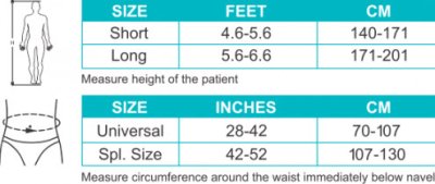 Tynor A13 Taylor's Brace Short (สำหรับคนสูง 140-171 ซม)