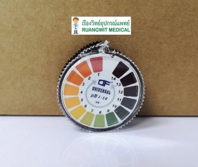 กระดาษวัดค่า pH 1-14 แบบม้วน (5 เมตร)