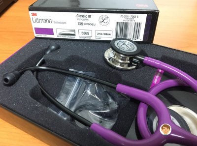 หูฟัง 3M Classic III Lavender หัว Mirror [5865]