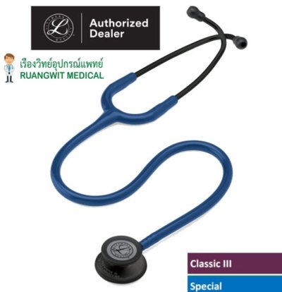หูฟัง 3M Classic III Navy Blue หัวสีดำพิเศษ [5867]