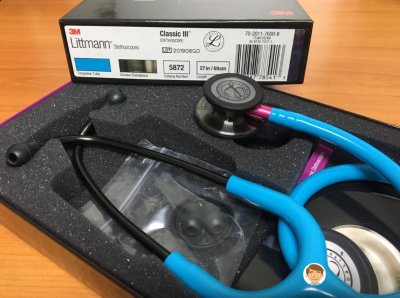 หูฟัง 3M Classic III Turquoise หัวควันบุหรี่ [5872]