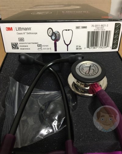 หูฟัง 3M Classic III Plum Mirror Pink Stem(5960)