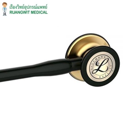 หูฟัง 3M Cardiology IV Stethoscope Black หัวสีทองเหลือง (6164)