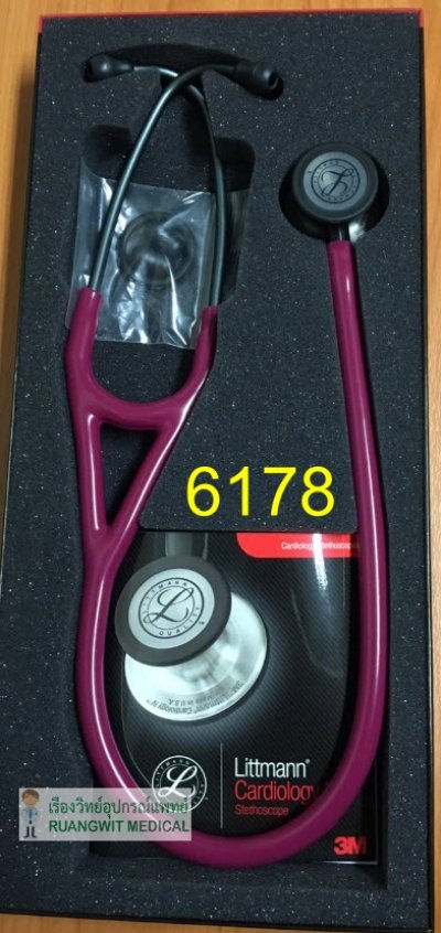 หูฟัง 3M Cardiology IV Raspberry หัวควันบุหรี่ (6178)