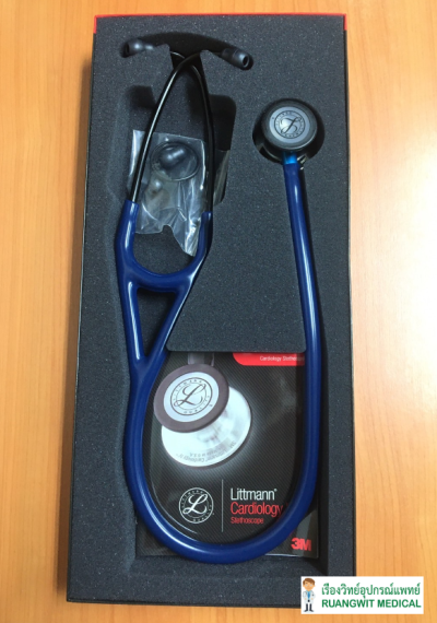 หูฟัง 3M Cardiology IV Navy หัวควันบุหรี่ ก้านน้ำเงิน (6202)