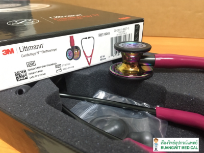 หูฟัง 3M Cardiology IV Rasp หัวเรนโบว์ ก้านควันบุหรี่ (6241)