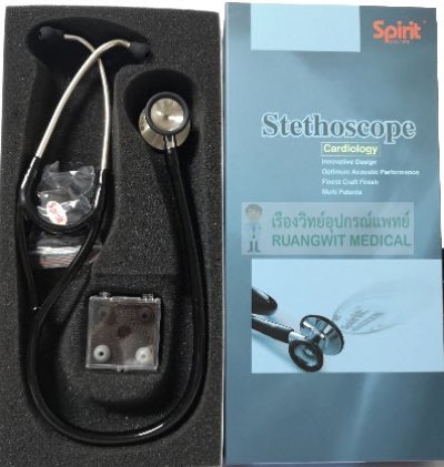 หูฟัง Spirit Deluxe Cardiology Black (CK-S747PF)