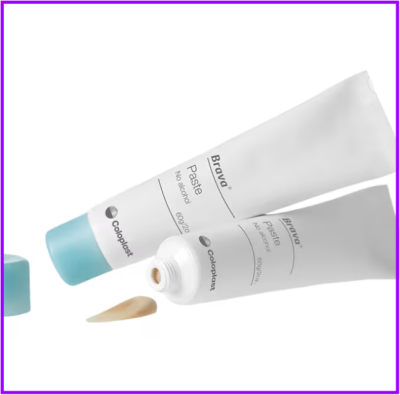 Brava Paste 60 g [Coloplast] - No alcohol กาวยึดแป้นรูเปิดหน้าท้อง (Exp 05-2028)