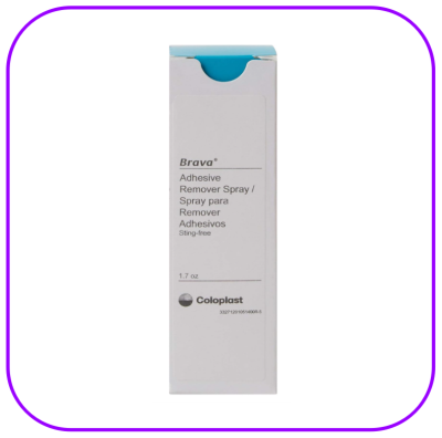 Brava Adhesive Remover Spray 50 ml [Coloplast] สเปรย์ลอกแป้น