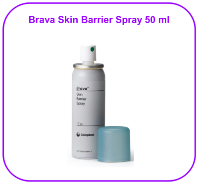 Brava Skin Barrier Spray 50 ml [Coloplast] สเปรย์เคลือบปกป้องผิว