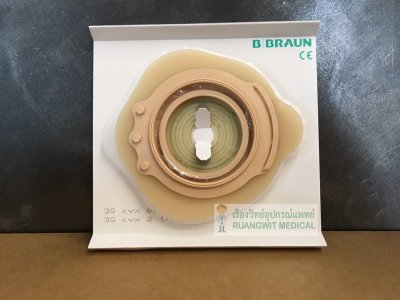 แป้นรูเปิด B-Braun Flexima Convex 65 มม. (937615) นิ่มยืดหยุ่น