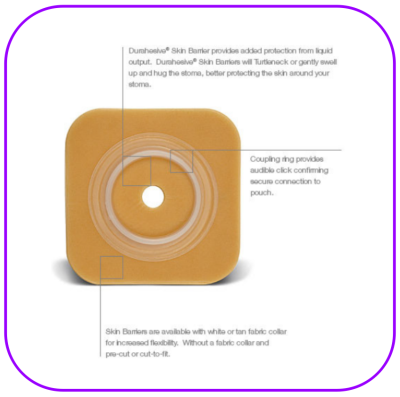 แป้น Convatec Durahesive Wafer ชนิดอ่อนนุ่มพิเศษ 38 mm (413154) (1 ชิ้น)