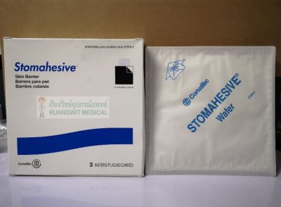 Convatec Stomahesive Wafer Skin Barrie 20x20cm (21715) แผ่นฐานป้องกันผิวหนัง (1 แผ่น)