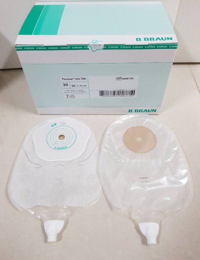 แป้นพร้อมถุงปัสสาวะใส B-Braun 12-55 มม. (ใส) (044913) (1 ชิ้น)
