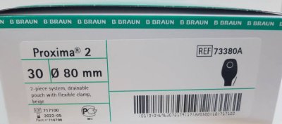 ถุงอุจจาระปลายเปิด B-Braun 80 มม. (73380A) (1 ชิ้น)