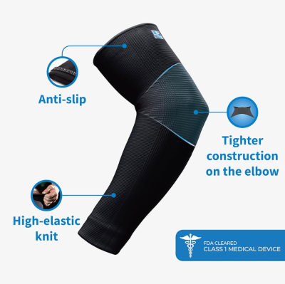 LP Elbow support / Arm Sleeve ที่รัดข้อศอก (668) สีดำ
