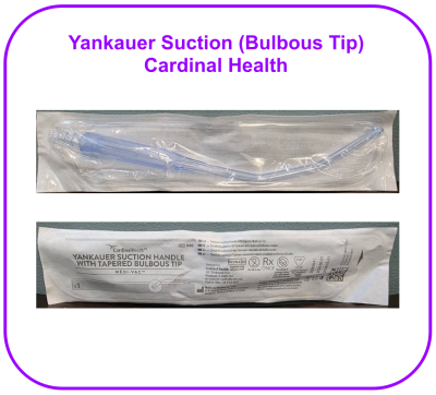 Yankauer Suction (Bulbous Tip) Cardinal Health