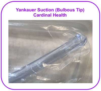 Yankauer Suction (Bulbous Tip) Cardinal Health