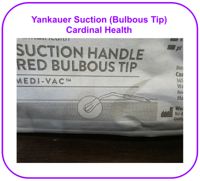 Yankauer Suction (Bulbous Tip) Cardinal Health