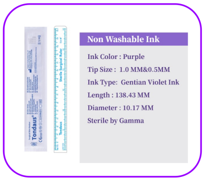 Surgical Skin Marker Tondaus รุ่น T3023 (2 หัว) ปากการะบุตำแหน่งก่อนผ่าตัด