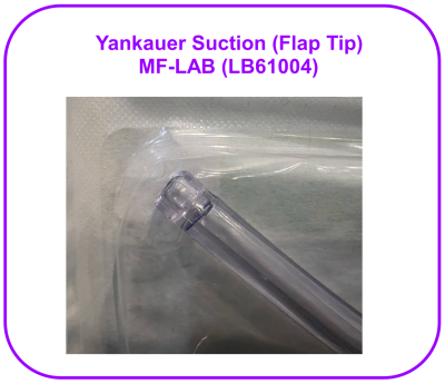 Yankauer Suction (Flap Tip) MF-LAB (LB61004) อุปกรณ์หัวสำหรับดูดสารคัดหลั่ง