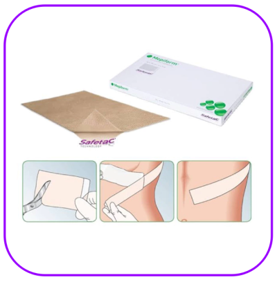 Mepiform Silicone Gel Sheet 10x18 cm แผ่นซิลิโคนลดรอยแผลเป็นขนาดใหญ่ (1 แผ่น)
