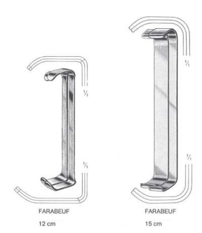 Surgicon Retractor Farabeuf 15cm (2ชิ้น) (J-19-002)