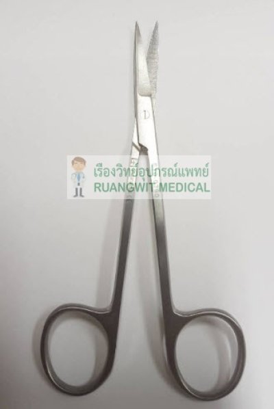  กรรไกรตัดไหม Iris Scissor 11.5 cm (E10-0391) (EM) ปลายโค้ง