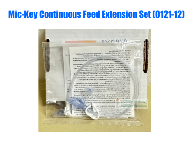 Mic-Key Continuous Feed Extension Set - Avanos (0121-12) สายให้อาหารแบบต่อเนื่องด้วยเครื่องปั๊ม (1เส้น)