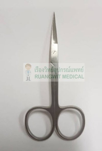  กรรไกรตัดไหม Iris Scissor 9 cm (E10-0400) (EM) ปลายตรง