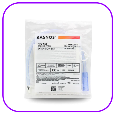 Mic-Key Bolus Feed Extension Set - Avanos (0123-12) สายให้อาหารในระยะเวลาสั้น (1 เส้น)