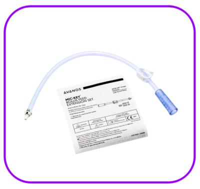 Mic-Key Bolus Feed Extension Set - Avanos (0123-12) สายให้อาหารในระยะเวลาสั้น (1 เส้น)