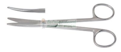 Mayo Scissor CVD 14.5 cm - EM (E10-0081) ปลายโค้ง
