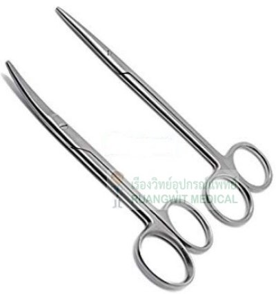 Metzenbaum Scissor BL/BL STR 14.5cm (E10-0110) EM ปลายตรง